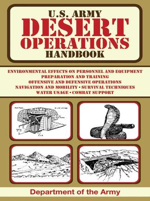 cover image of U.S. Army Desert Operations Handbook